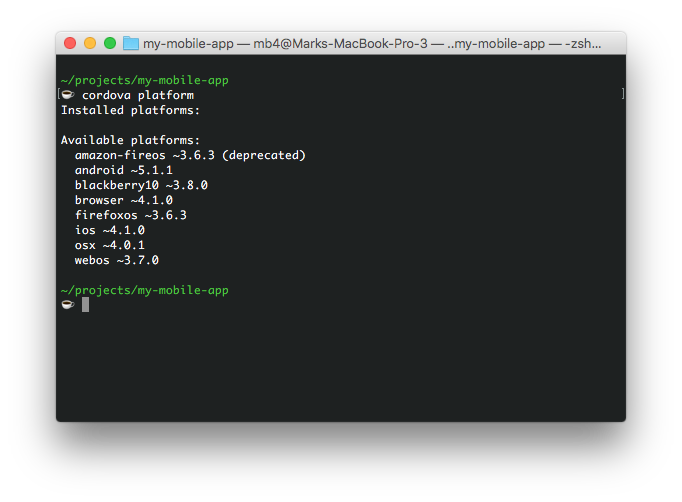 run node js mac