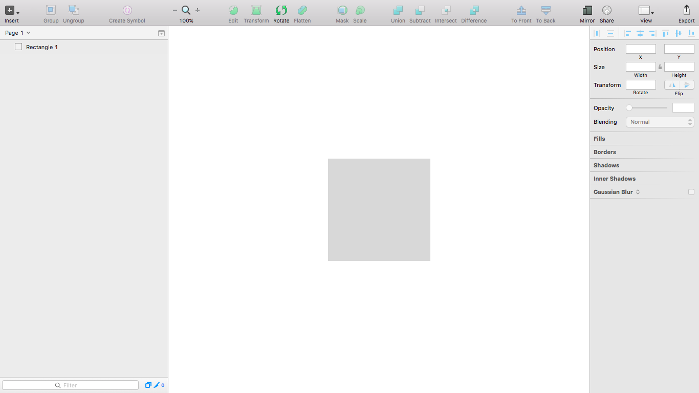 A simple rectangle