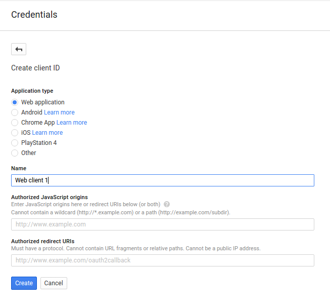 create client ID