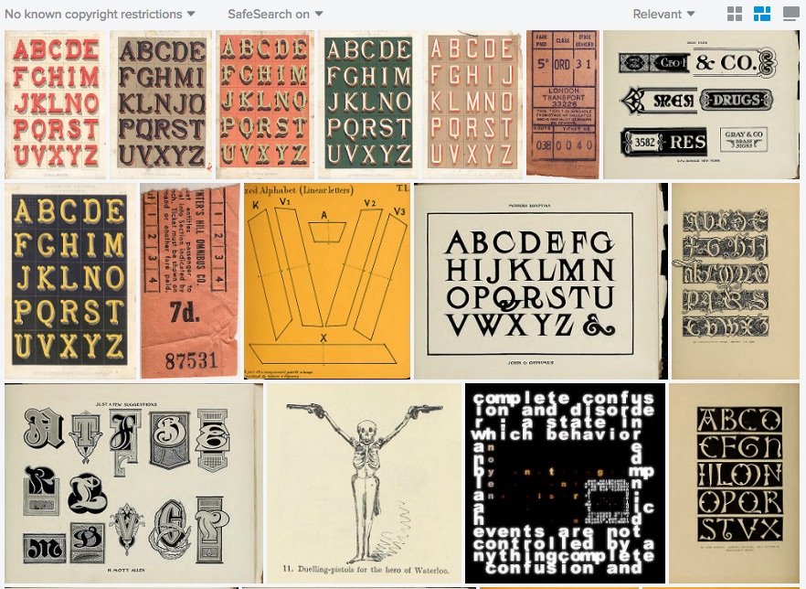 Typography on Flickr