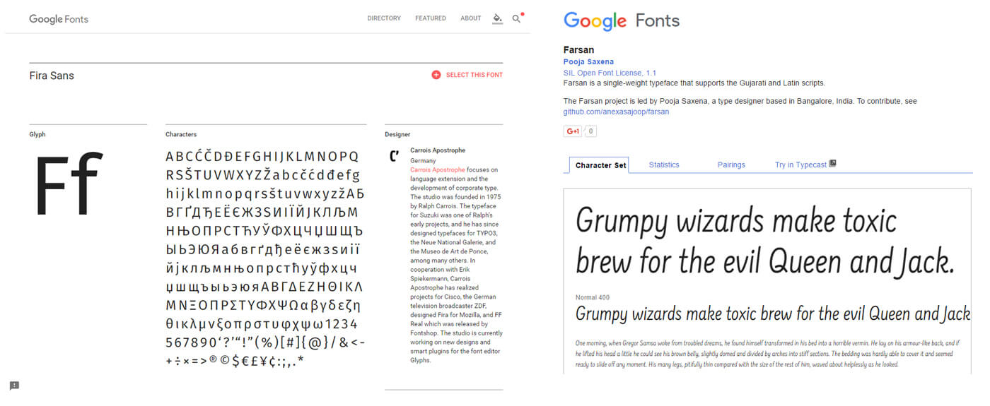 <em>Latest website on the left with the legacy site on the right</em>