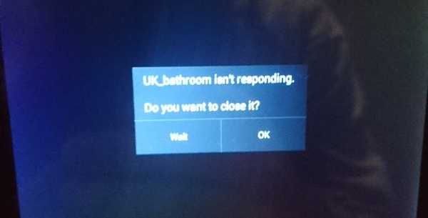 UK Bathroom Not Responding