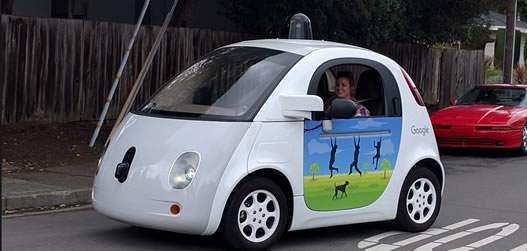 Google self-driving car.