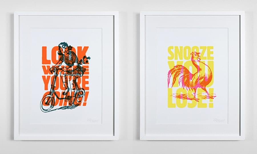 illustrated playful typography
