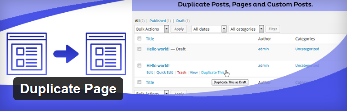 Duplicate Page