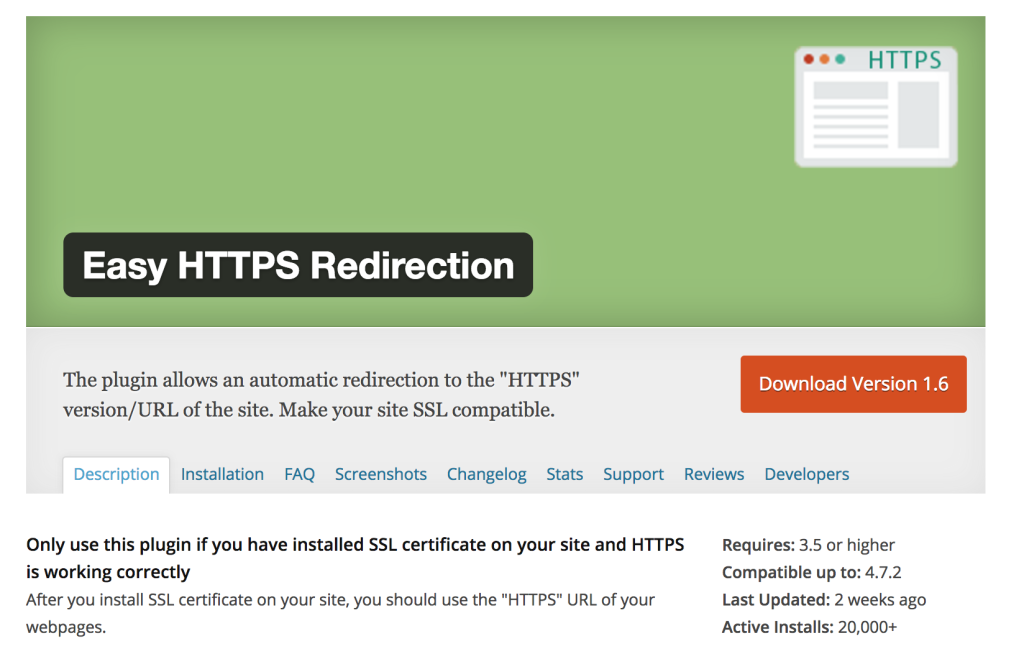 Easy HTTPS Redirection