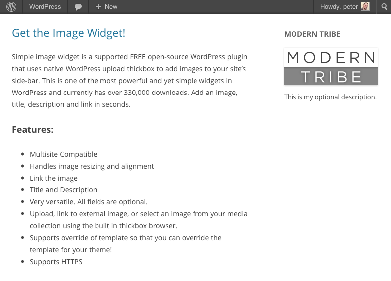 Image Widget