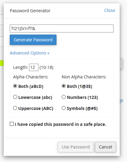 password generator