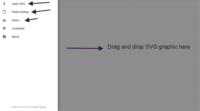 SVGOMG Interface.