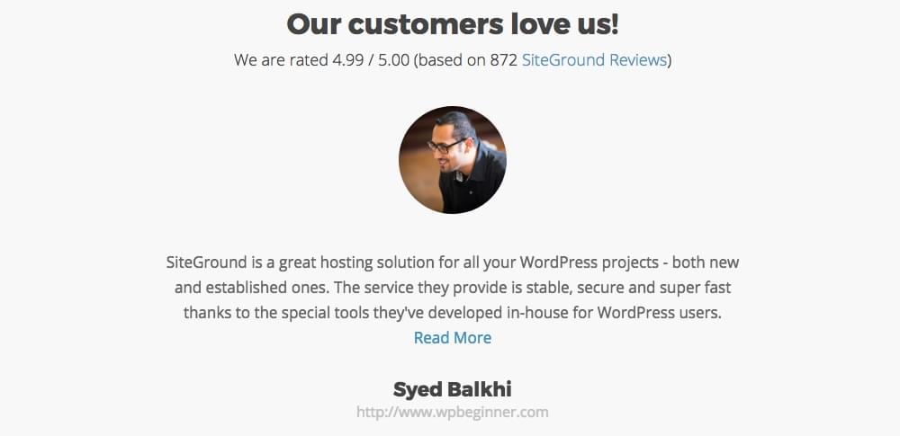 SiteGround Review: Customer Satisfaction