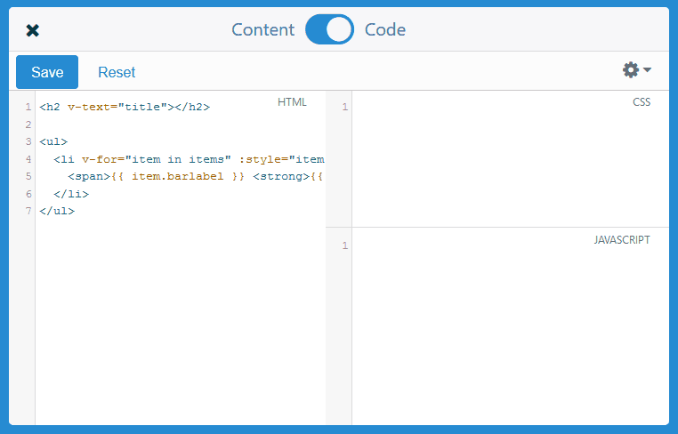 code editor