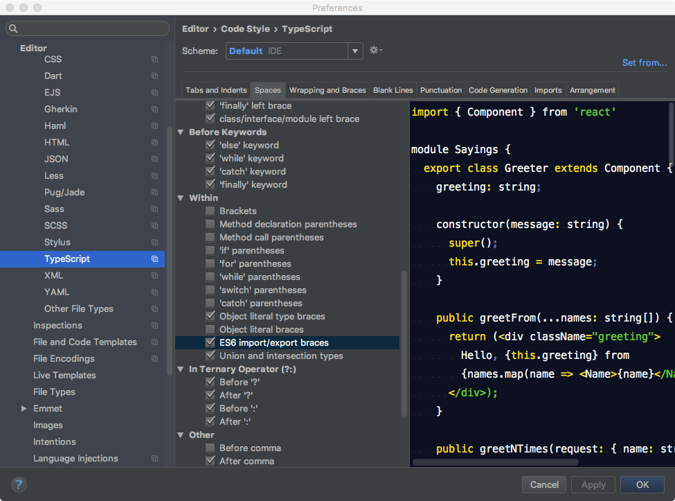 WebStorm and Angular: Import Path Calculation
