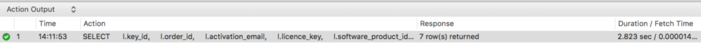 Query results without redundant join
