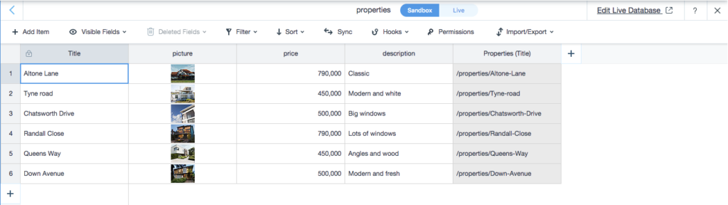 Database Collections