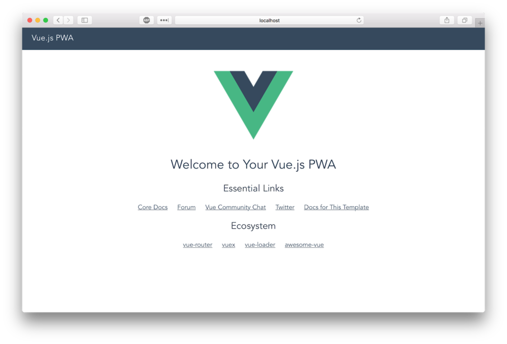 Welcome to Your Vue.js PWA