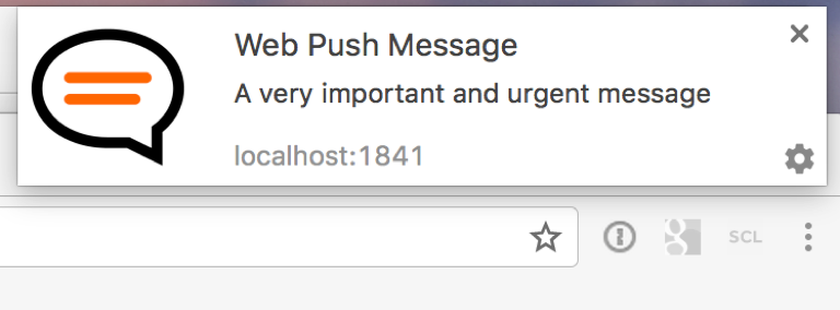 Web Push Message