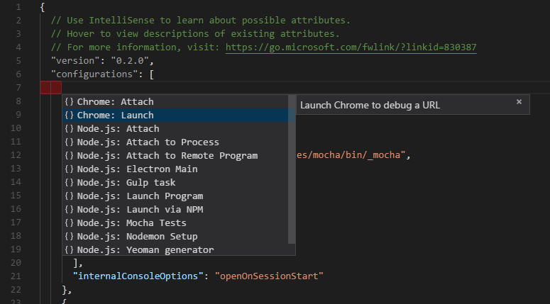 Debugging Javascript Projects With Vs Code Chrome Debugger Sitepoint - chrome debug config