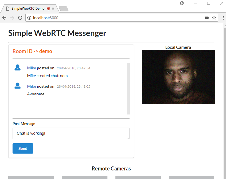 Building A Webrtc Video Chat Application With Simplewebrtc