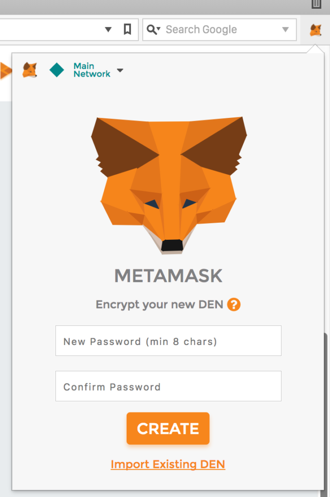 how do you create a json file from metamask