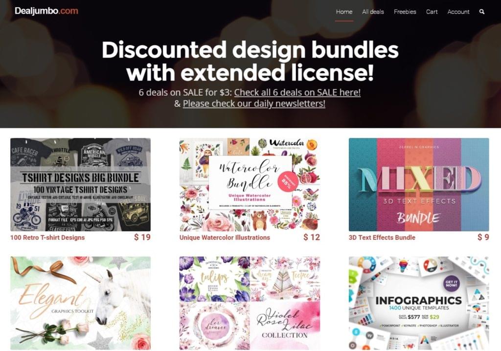 DealJumbo - Discounted Design Bundles