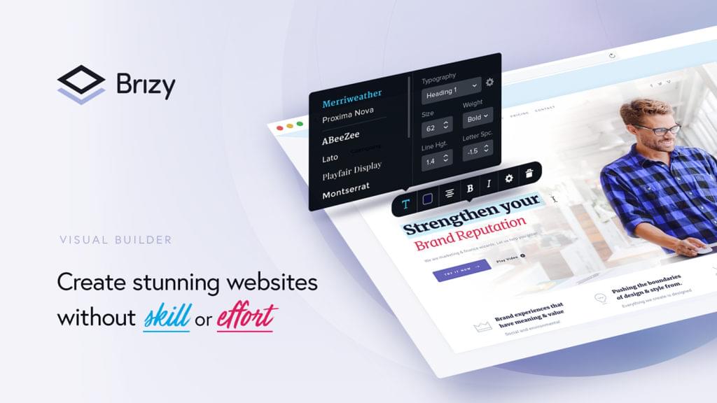 Brizy - Create WordPress Pages Quickly