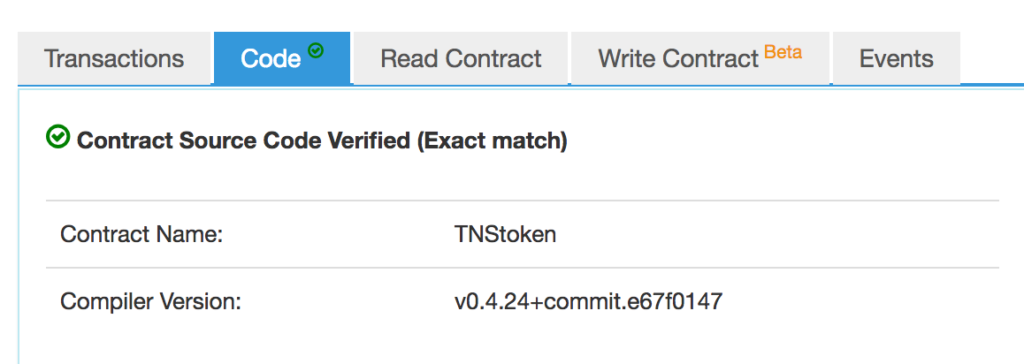 The token is now marked as trusted