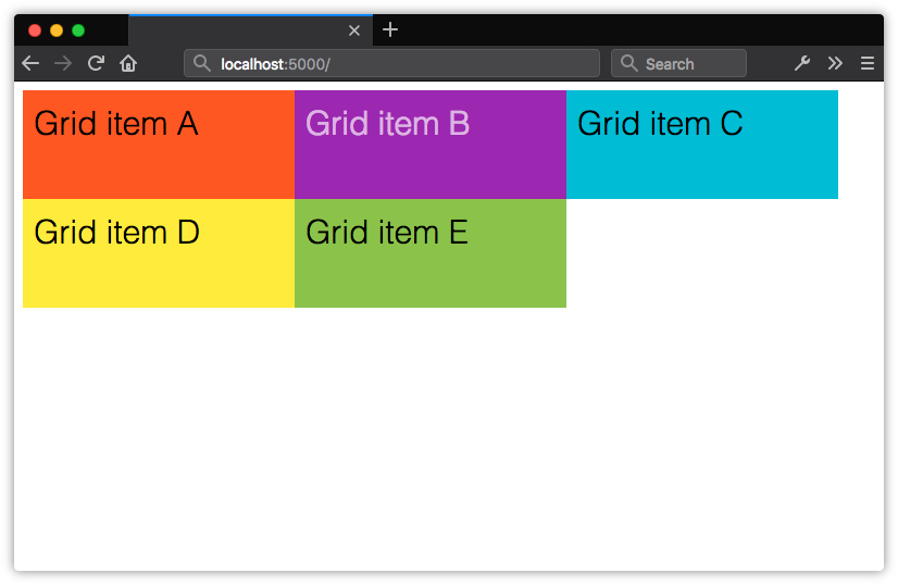 Creating an explicit grid with grid-template-columns and grid-template-rows