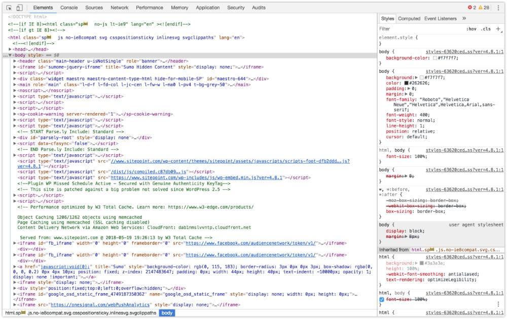 Chrome Developer Tools