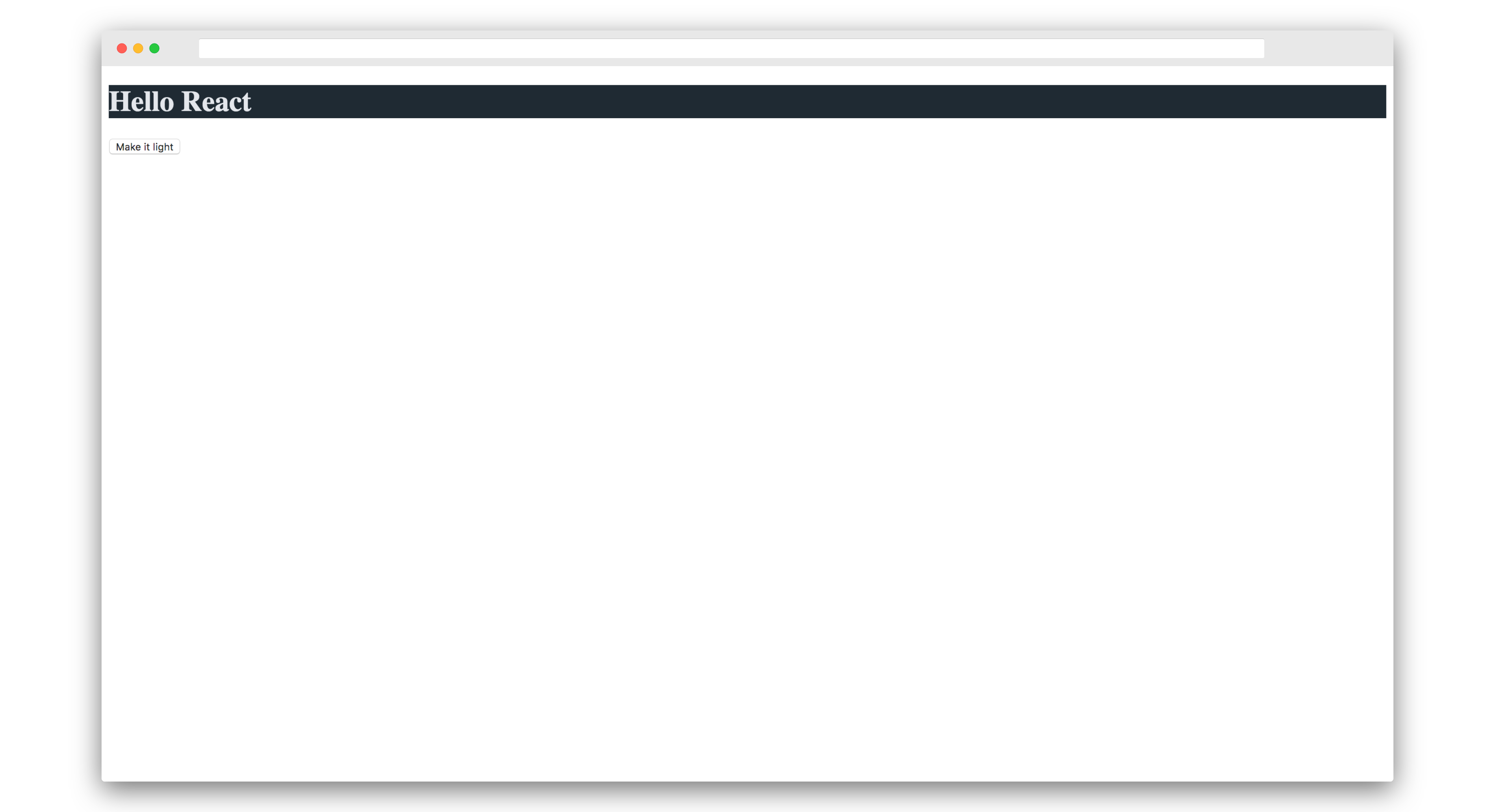 Show Light Button on Dark Theme