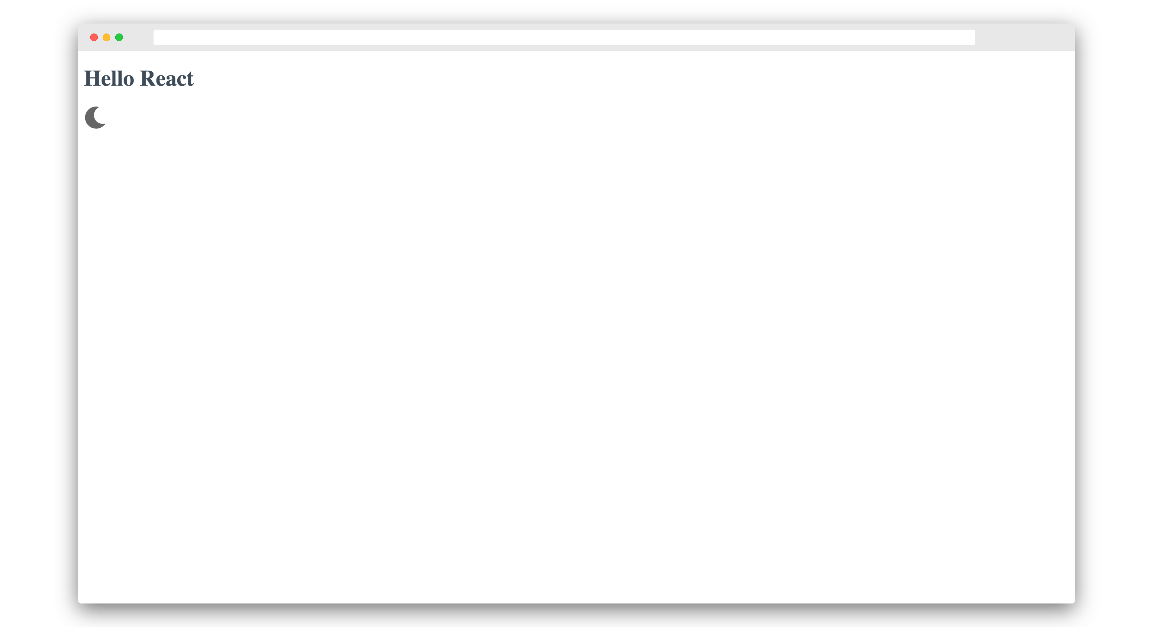 Show Moon Icon on Light Theme