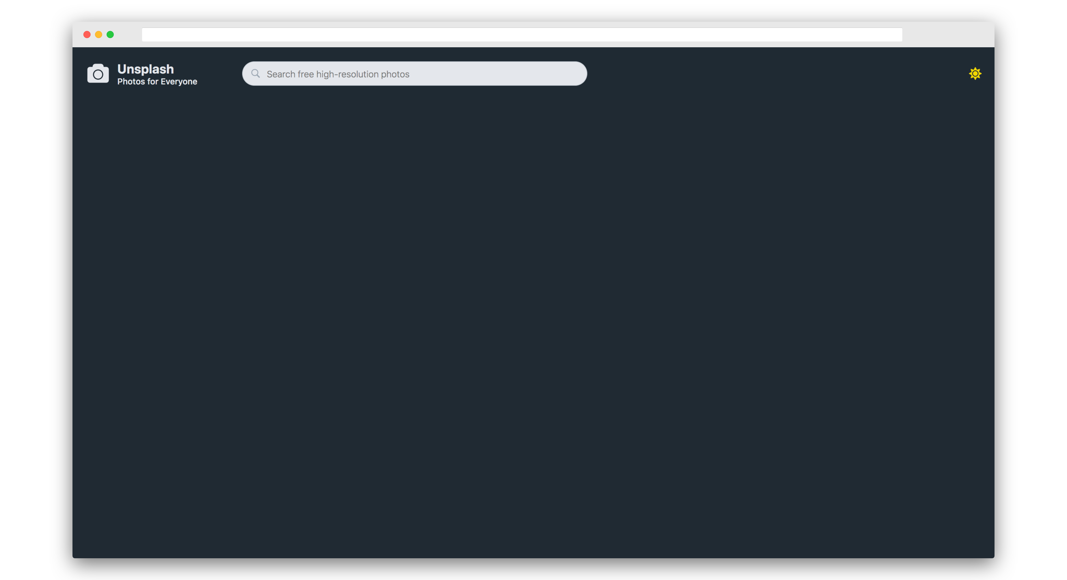 Navbar on Dark Theme