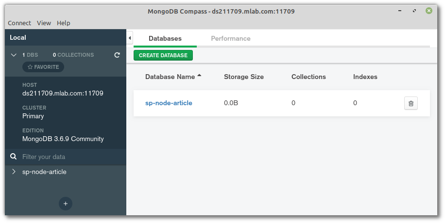 mongodb compass install