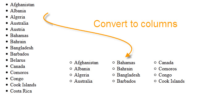 jquery-convert-a-list-to-columns-list2columns-sitepoint