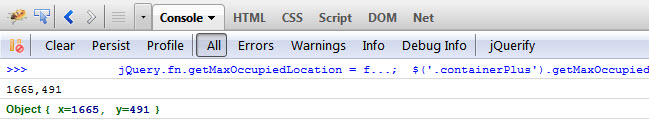 JQuery Function Get Max X Y Coordinates Of Element SitePoint