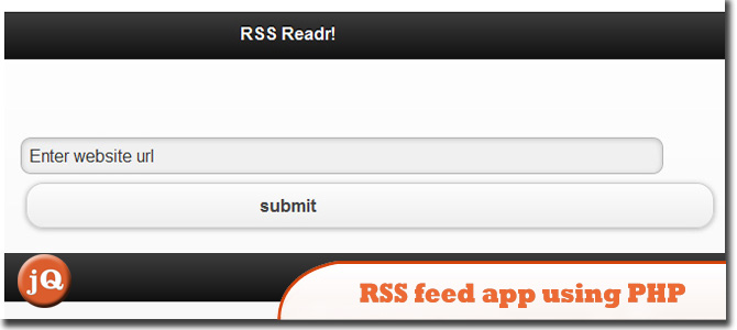 rss reader app with feed burner