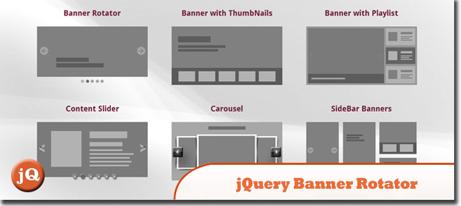 jQuery banner rotator